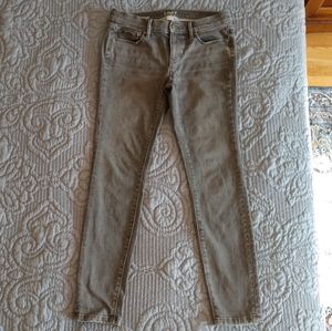 Loft grey skinny jeans, EUC